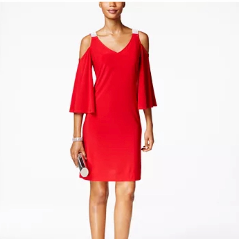 MSK Cold Shoulder Cocktail Dress